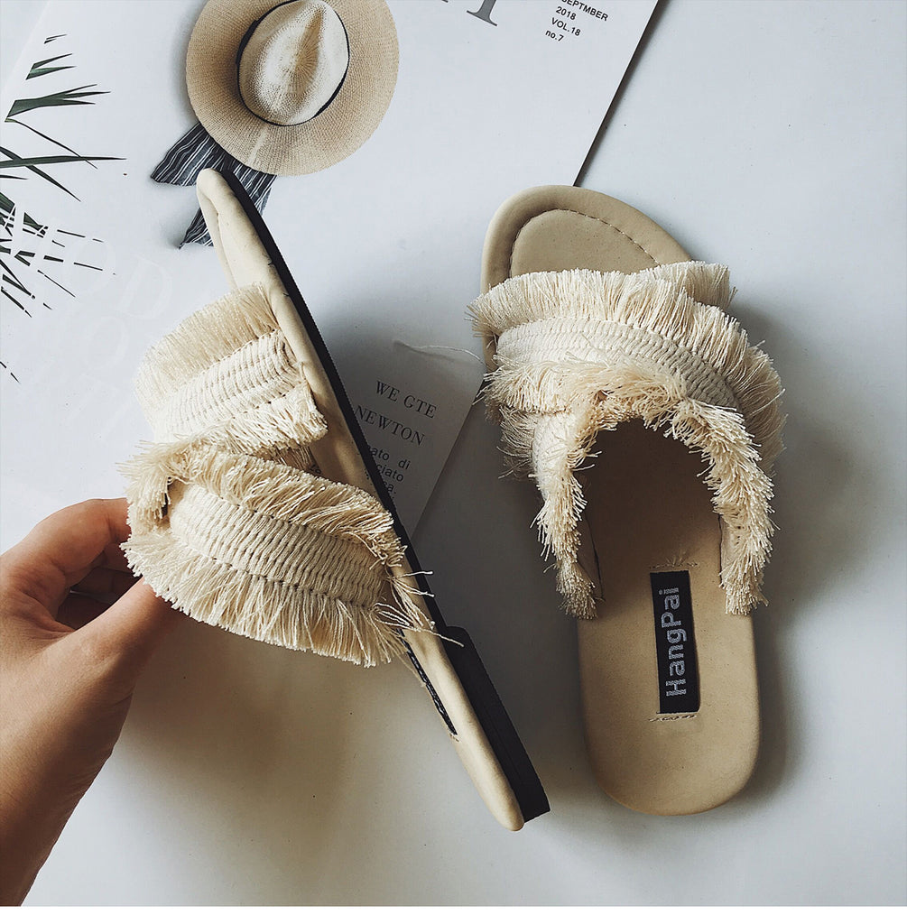 The Fraying Hobo Sandals (PREORDER)