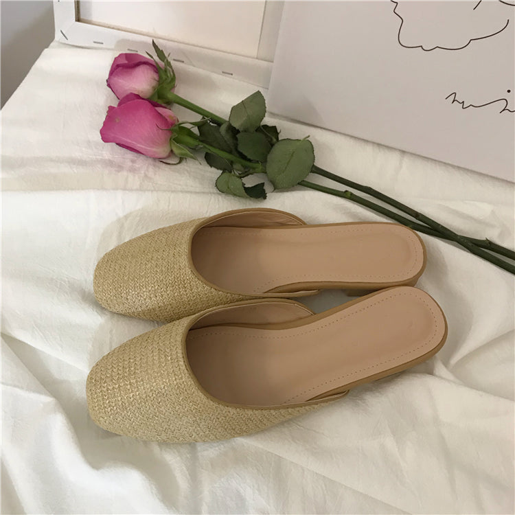 Lazy Days Straw Slip Ons (PREORDER)