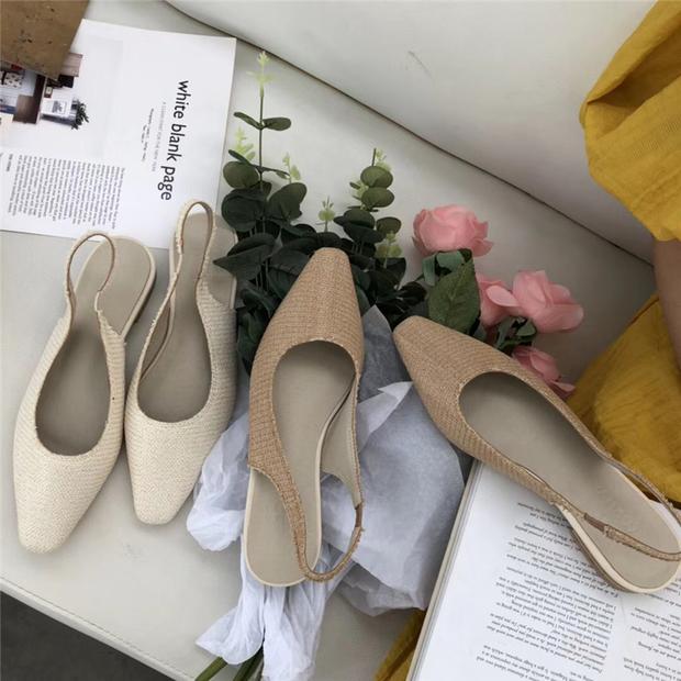 Chic Weaved Slingbacks (PREORDER)