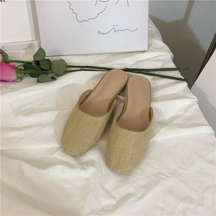 Lazy Days Straw Slip Ons (PREORDER)