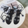 Bohemian Lace Up Sandals (PREORDER)