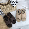 Criss Cross Braided Weaved Sandals (PREORDER)