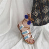 Bohemian Lace Up Sandals (PREORDER)