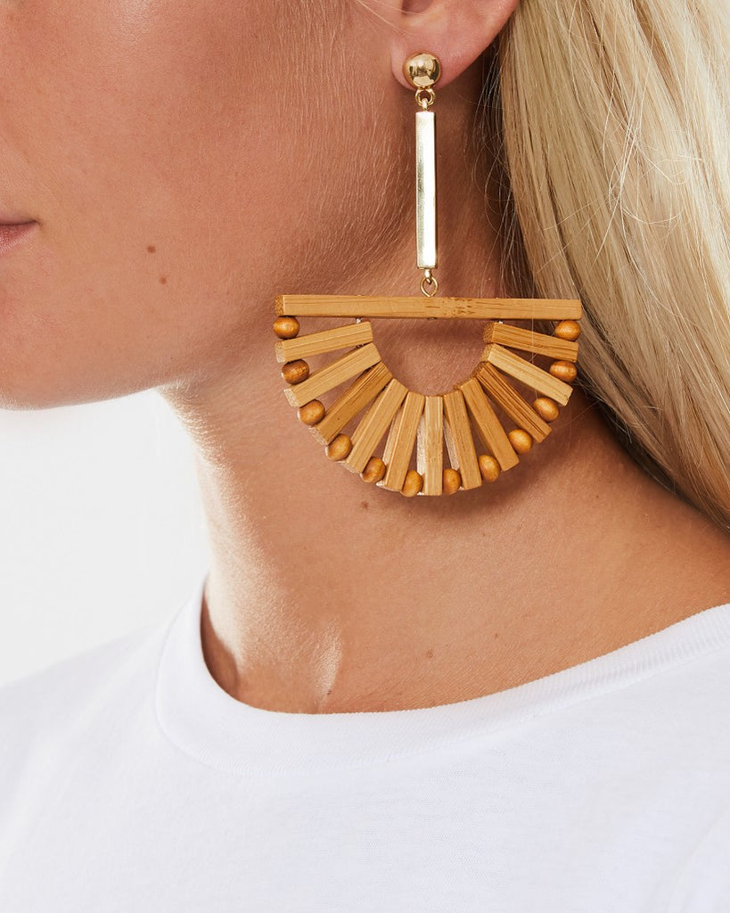 The Natural Bamboo Earrings (PREORDER)
